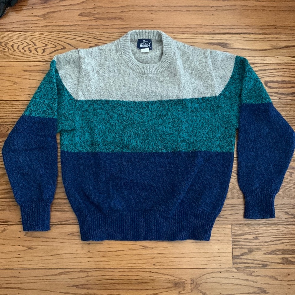 Woolrich color block sweater